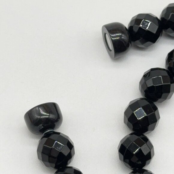 Jay King Bracelet Necklace Set Black Agate Ombre Baltic Amber 4 Strand Faceted - Picture 8 of 12